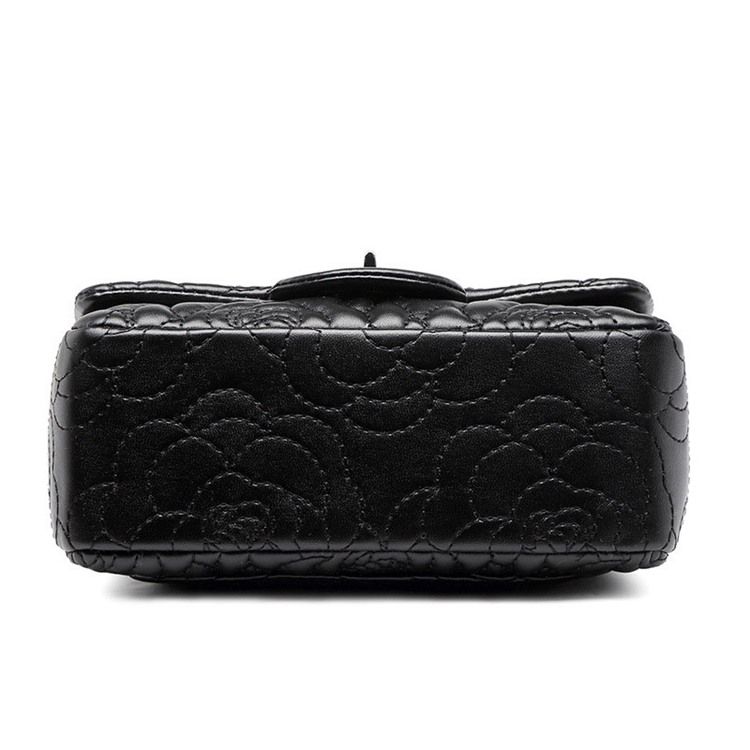 Embossing Floral Pu Rectangle Crossbody Bags