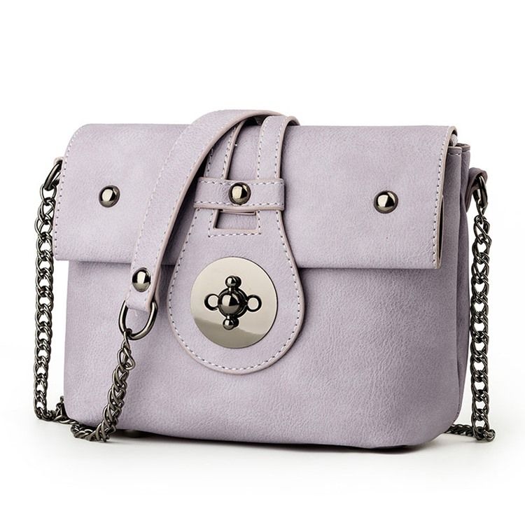 Erircdress Candy Color Latch Mini Crossbody Bag