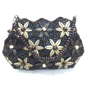 Etnisk Stil Shell Shape Coconut Crossbody Bag