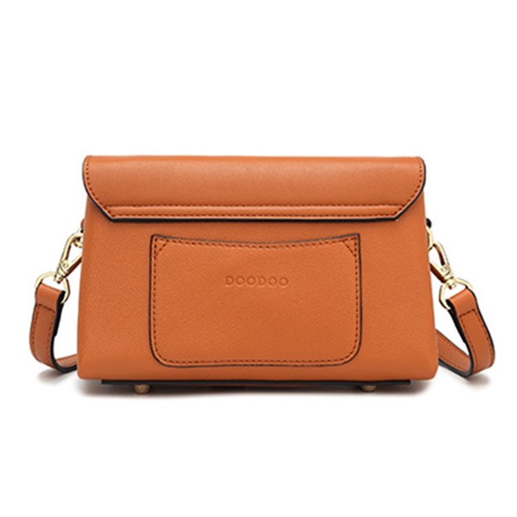 Koreansk Stil Lås Dekorasjon Crossbody Bag