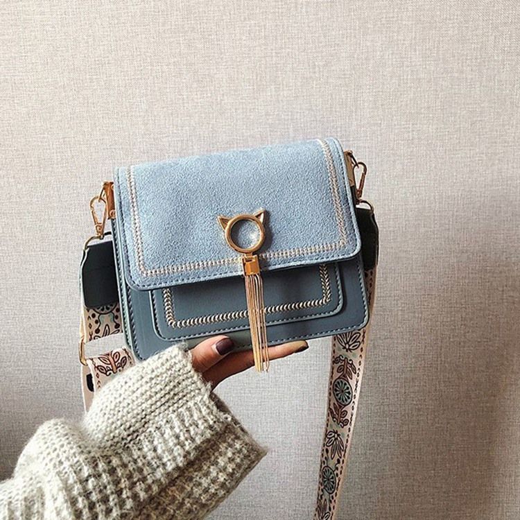 Magnetisk Snap Rektangel Crossbody Vesker