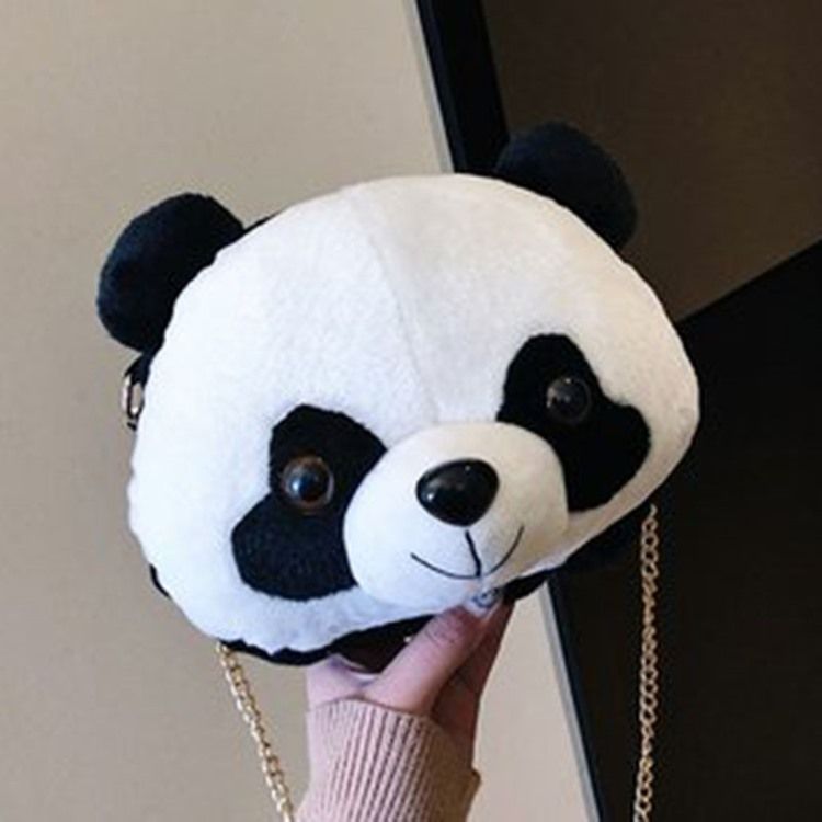 Panda Polyester Chain Crossbody Vesker