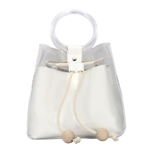 Pvc Vanlige Europeiske Fatformede Crossbody-vesker