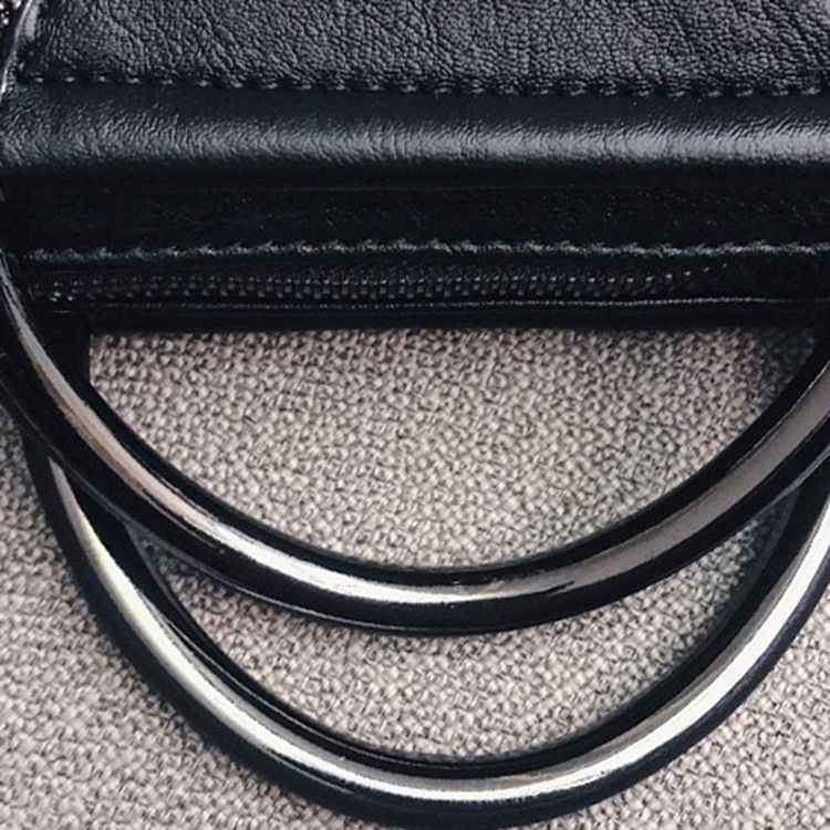 Rivet Pu Vanlig Rektangel Crossbody Vesker