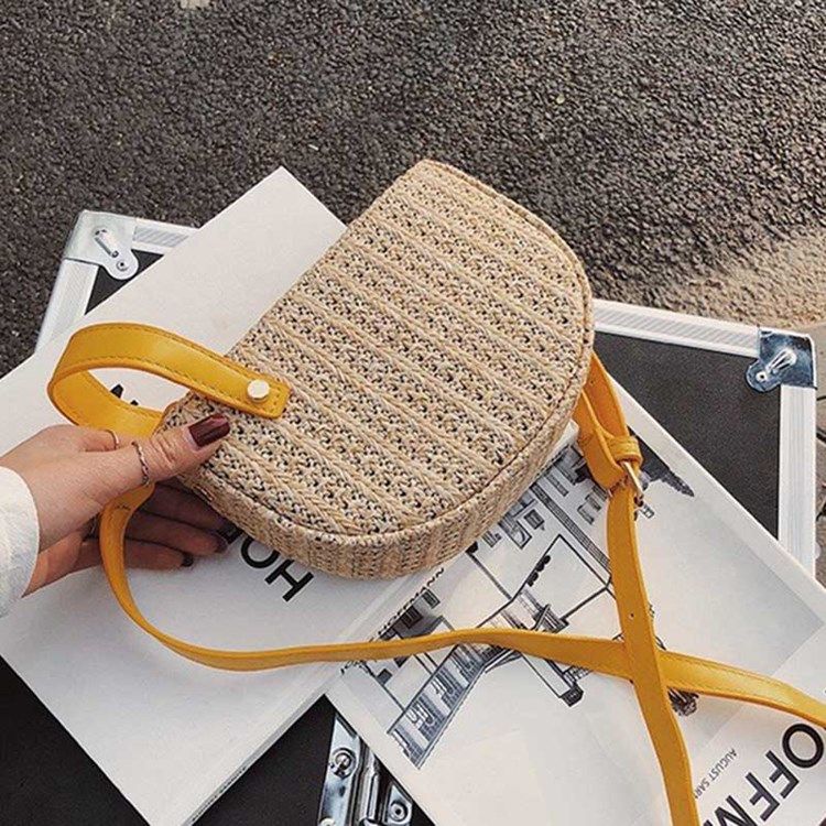 Straw Fashion Crossbody Vesker