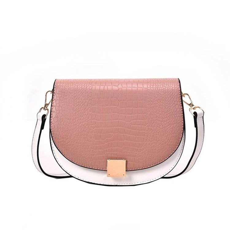 Tråd Pu-sal To-tone Crossbody-veske