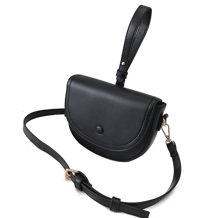 Vanlig Pu-sadel Myke Crossbody-vesker