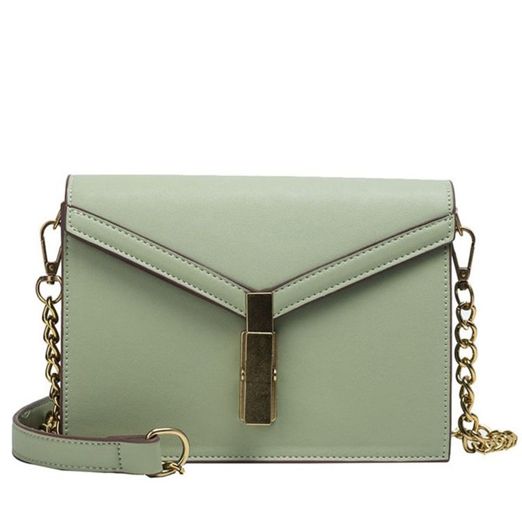 Vanlig Pu-trådkonvolutt Crossbody Bag