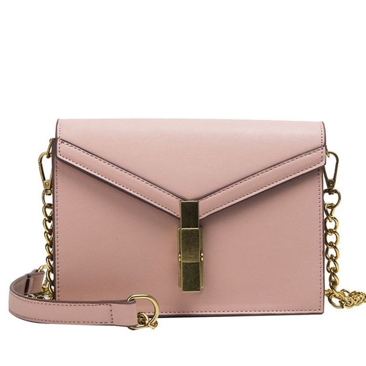 Vanlig Pu-trådkonvolutt Crossbody Bag