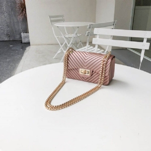 Vanlige Pu-rektangler-crossbody-vesker