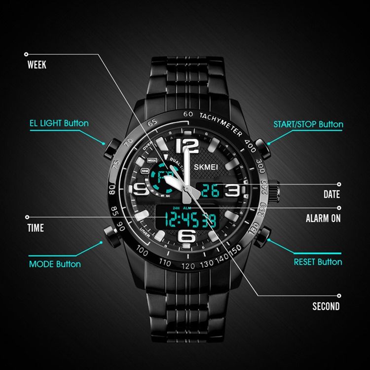 Herre Alarm Black Watch