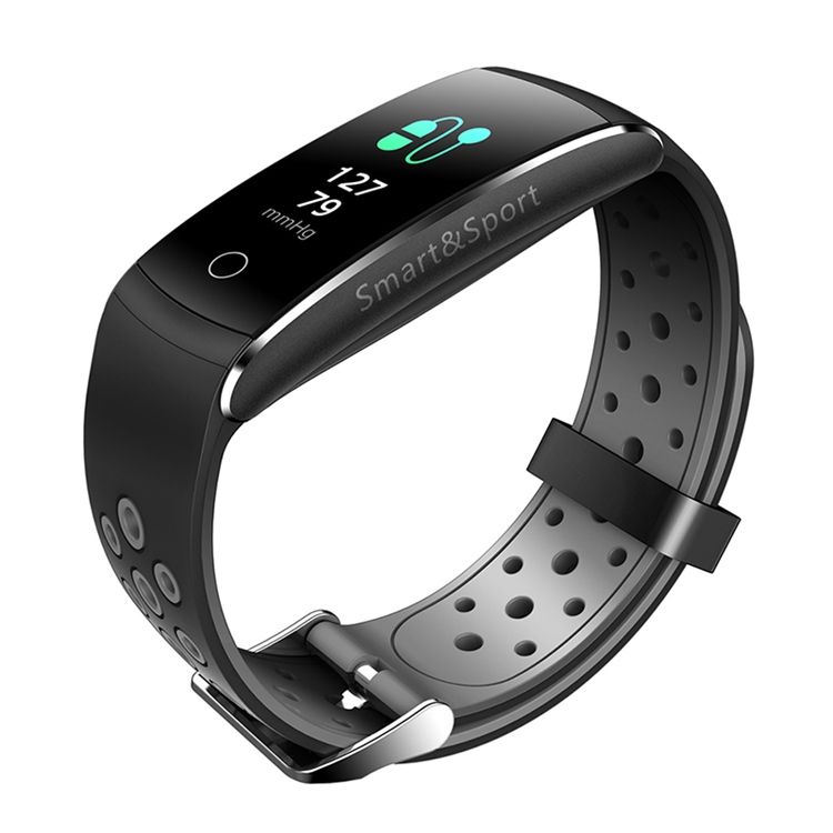 Herre Q8 Bluetooth-armbånd Hjertefrekvens Blodtrykk Vanntett Armbånd Smart Watch