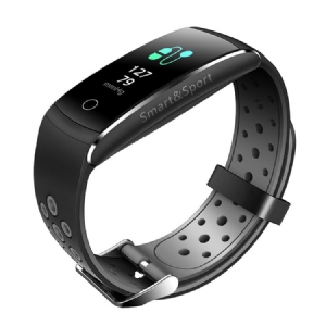 Herre Q8 Bluetooth-armbånd Hjertefrekvens Blodtrykk Vanntett Armbånd Smart Watch