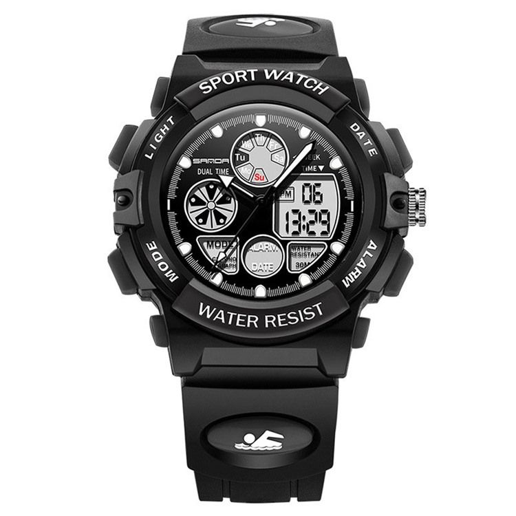 Jyy Luminous Multifunksjonal Sports Watch For Menn