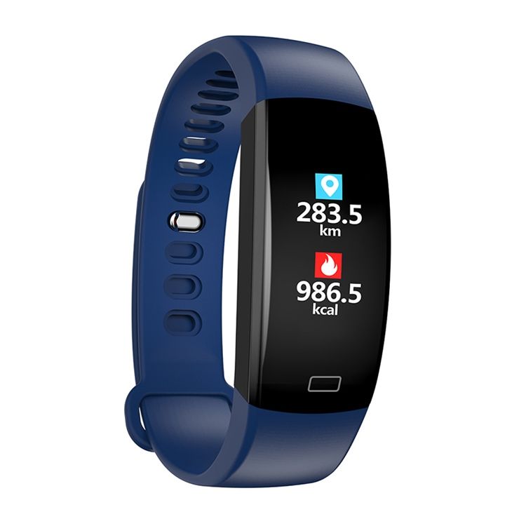 Menns F64 Fargeskjerm Smartarmbånd Weather Health Bluetooth Sport Kcal Watch