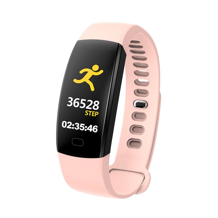 Menns F64 Fargeskjerm Smartarmbånd Weather Health Bluetooth Sport Kcal Watch