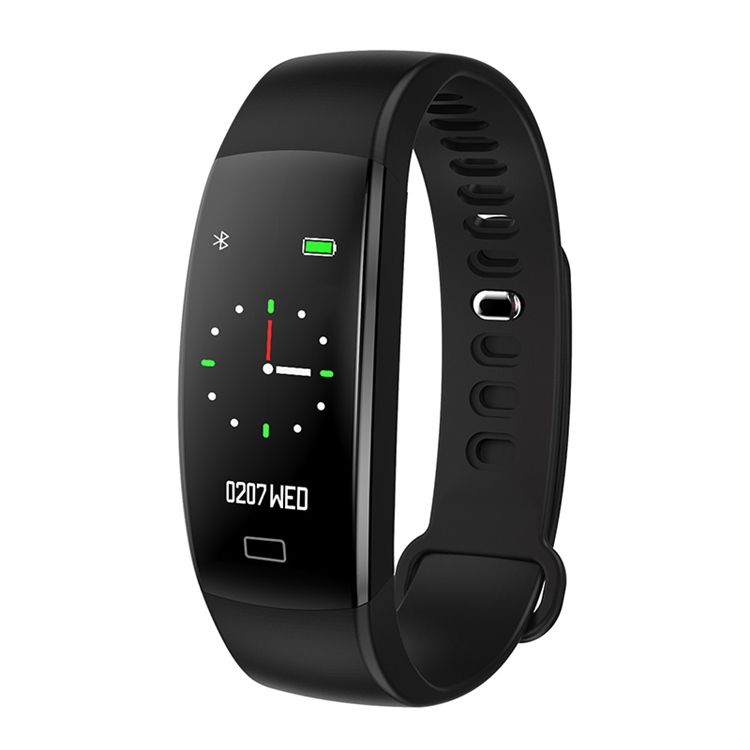 Menns F64 Fargeskjerm Smartarmbånd Weather Health Bluetooth Sport Kcal Watch