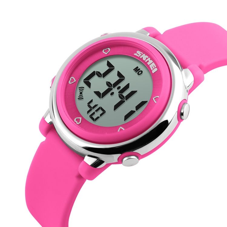 Menns Korte Resin Digital Display Pin Buckle Watch