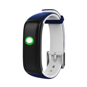 Menns P1 Plus Fargeskjerm Hjertefrekvens Helse Stor Skjerm Sport Bluetooth Smart Armbåndsur