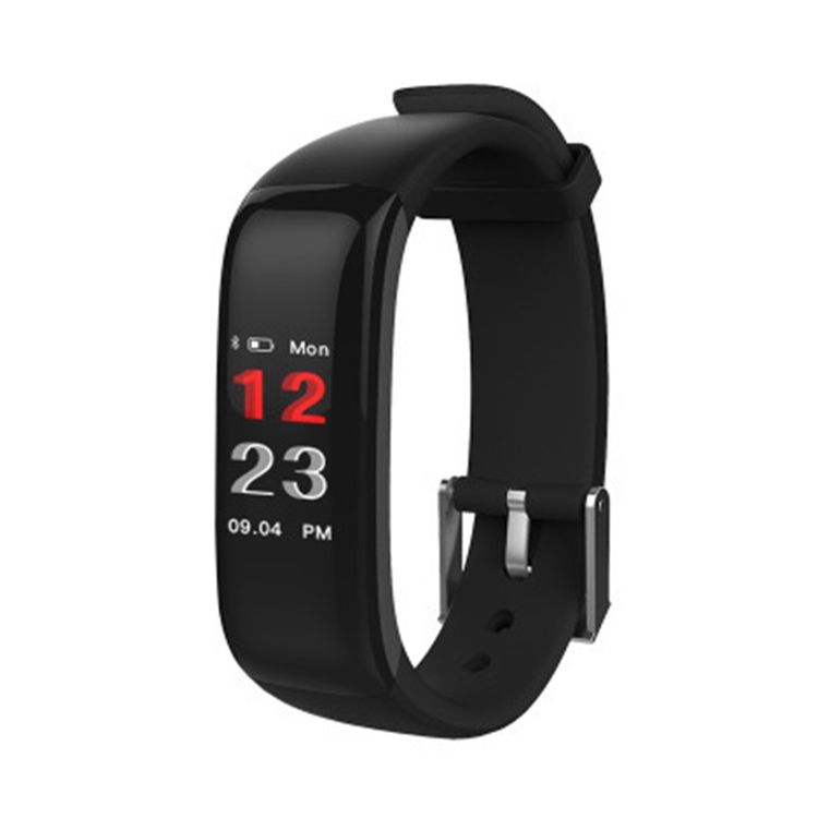 Menns P1 Plus Fargeskjerm Hjertefrekvens Helse Stor Skjerm Sport Bluetooth Smart Armbåndsur