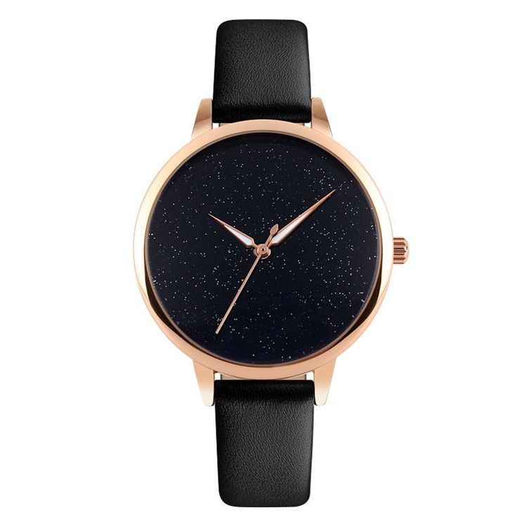 Quartz Leather Band Dameklokke