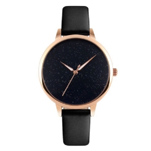 Quartz Leather Band Dameklokke