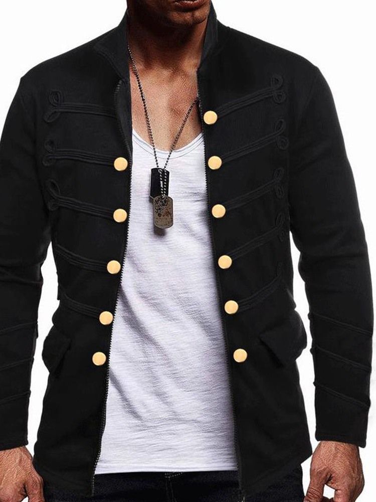 Color Slim Lapel Fall Slim Jacket For Menn