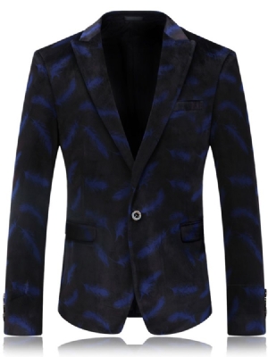 Fjærtrykk Vogue One Button Claasic Blazer For Menn