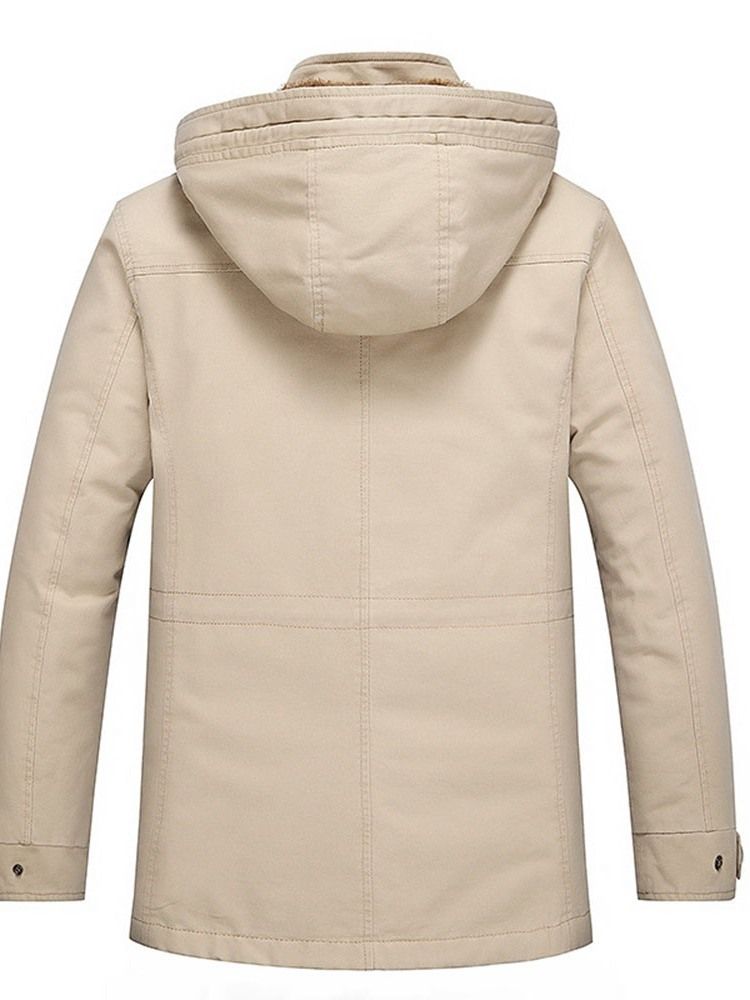 Zipper Plain Thin Herre Jacket